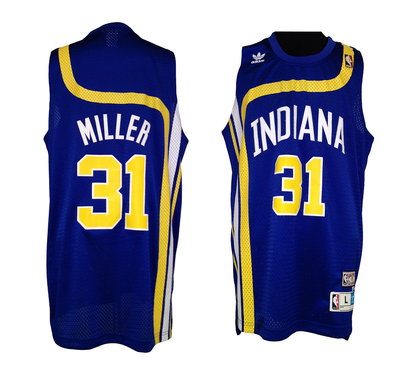 Kietelen ruw cascade Cheap Adidas NBA Indiana Pacers 31 Reggie Miller Throwback Swingman Blue  Jerseys for sale.