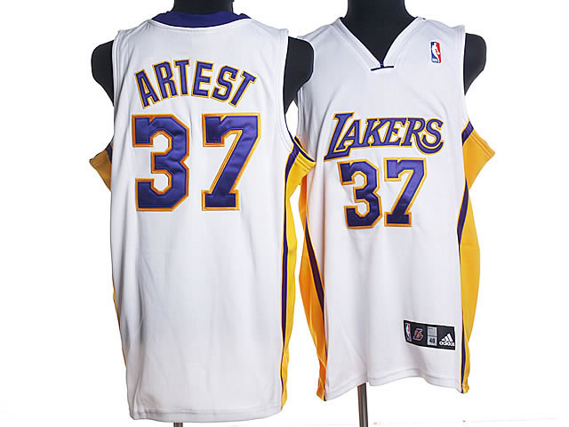 Ron Artest Authentic White Jersey 
