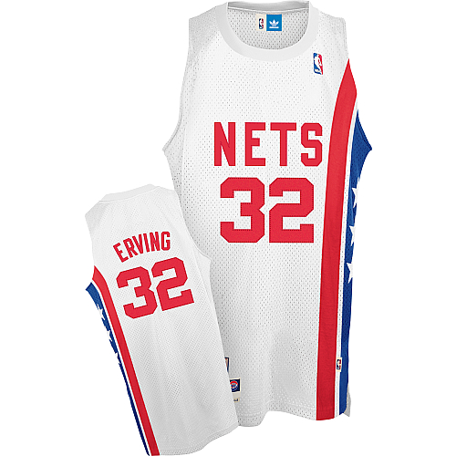New Brooklyn Nets No.32 Julius Erving White Basketball Jerseys Size:S-XXL 