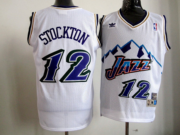 Adidas NBA Utah Jazz 12 John Stockton 