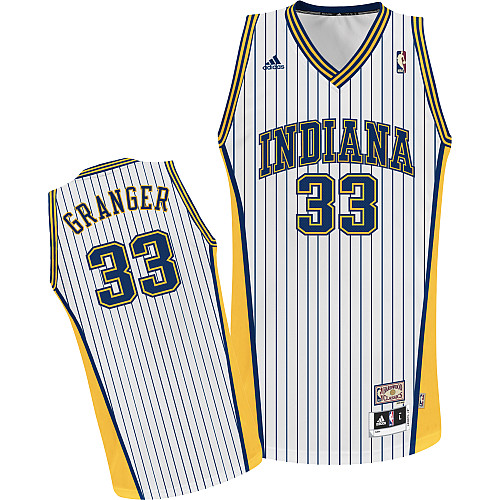 white pacers jersey