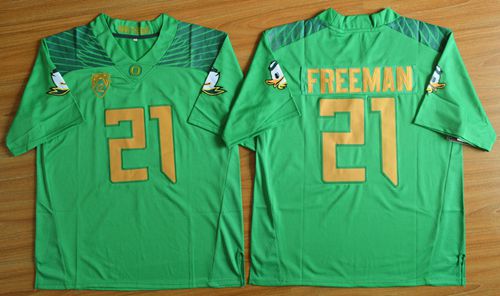 Ducks #21 Royce Freeman Green Limited Stitched NCAA Jersey