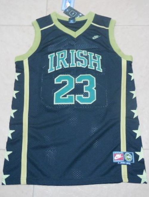 Fighting Irish #23 Lebron James Black Basketball Stitched NCAA Jersey