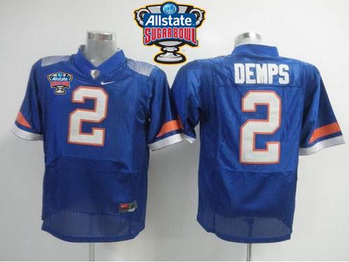 Gators #2 Jeff Demps Blue Allstate Sugar Bowl Stitched NCAA Jersey