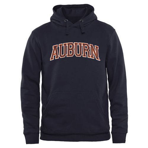 Auburn Tigers Arch Name Pullover Hoodie Navy Blue