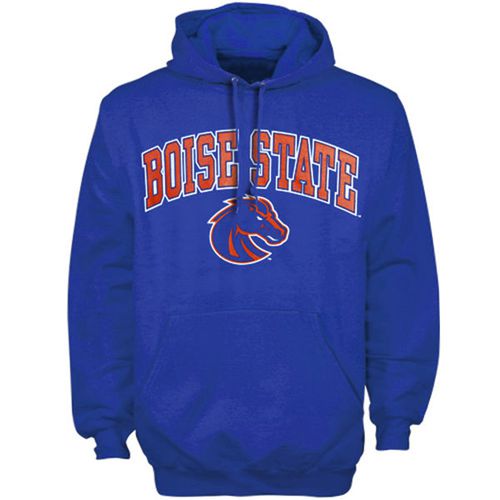 Boise State Broncos Arch Over Logo Hoodie Royal