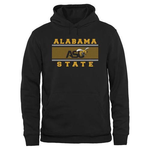 Alabama State Hornets Big & Tall Micro Mesh Sweatshirt Black