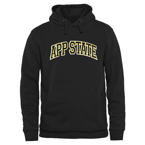 Appalachian State Mountaineers Arch Name Pullover Hoodie Black