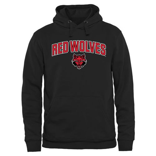 Arkansas State Red Wolves Proud Mascot Pullover Hoodie Black