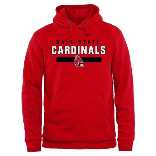 Ball State Cardinals Team Strong Pullover Hoodie Red