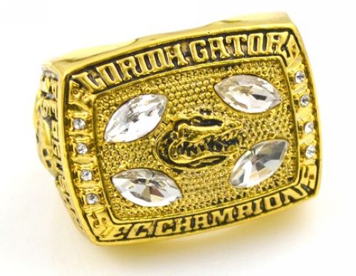 NCAA Florida Gators World Champions Gold Ring