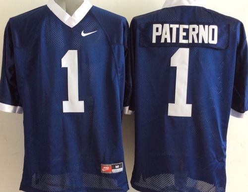 Nittany Lions #1 Joe Paterno Navy Blue Stitched NCAA Jersey