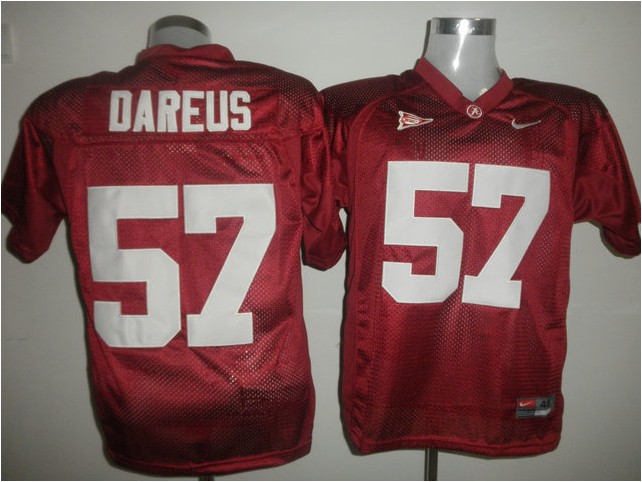 Crimson Tide #57 Marcell Dareus Red Stitched NCAA Jersey