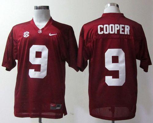 Crimson Tide #9 Amari Cooper Red Stitched NCAA Jersey