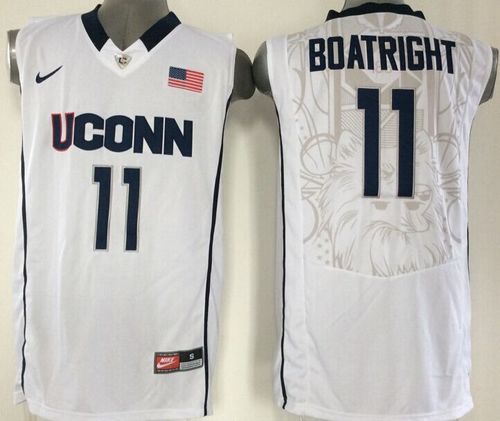 Huskies #11 Ryan Boatright White Basketball Stitched NCAA Jersey