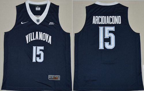 Villanova Wildcats #15 Ryan Arcidiacono Navy Blue Basketball Stitched NCAA Jersey