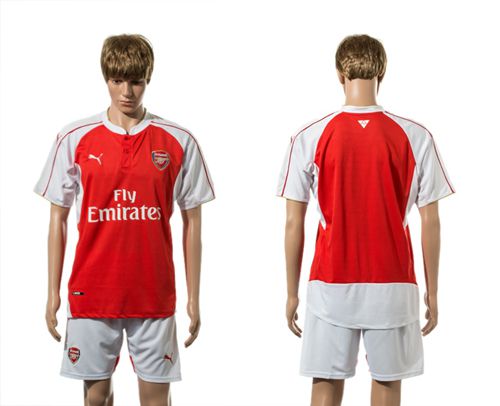Arsenal Blank Red Soccer Club Jersey