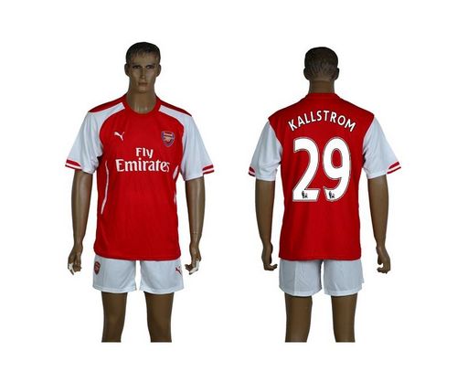 Arsenal #29 Kallstrom Red Soccer Club Jersey