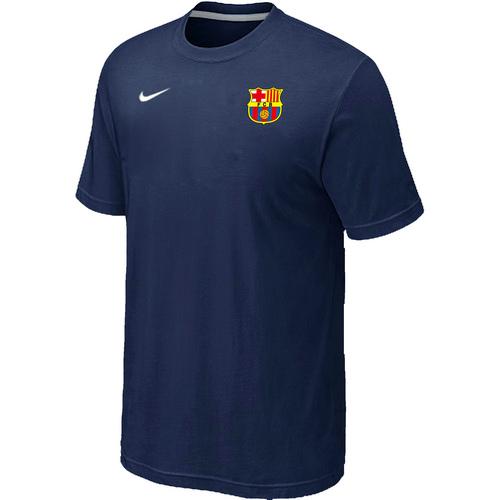  Barcelona Soccer T Shirts Dark Blue