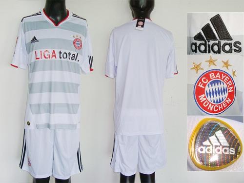 Bayern Blank White New Style Away Soccer Club Jersey
