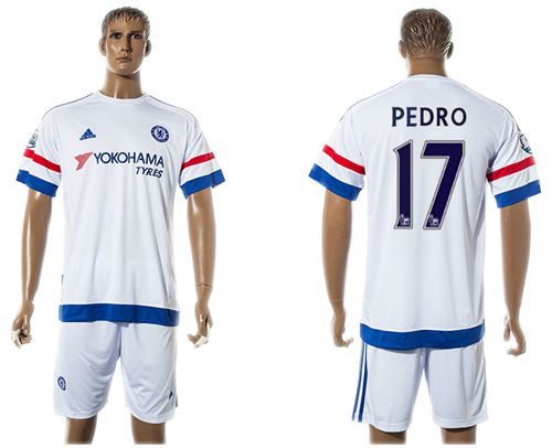 Chelsea #17 Pedro New White Soccer Club Jersey