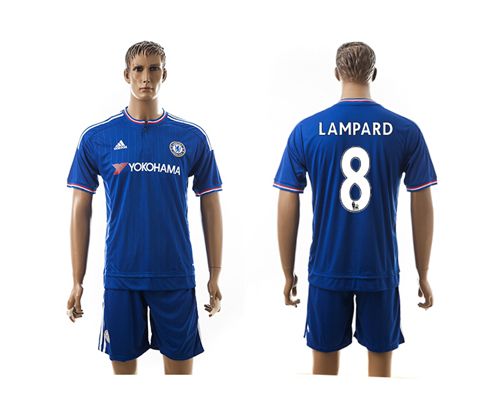 Chelsea #8 Lampard Blue Soccer Club Jersey