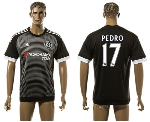 Chelsea #17 Pedro SEC Away Soccer Club Jersey