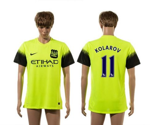 Manchester City #11 Kolarov SEC Away Soccer Club Jersey