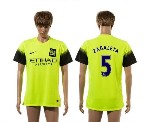 Manchester City #5 Zabaleta SEC Away Soccer Club Jersey