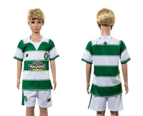Celtic Blank Home Kid Soccer Club Jersey