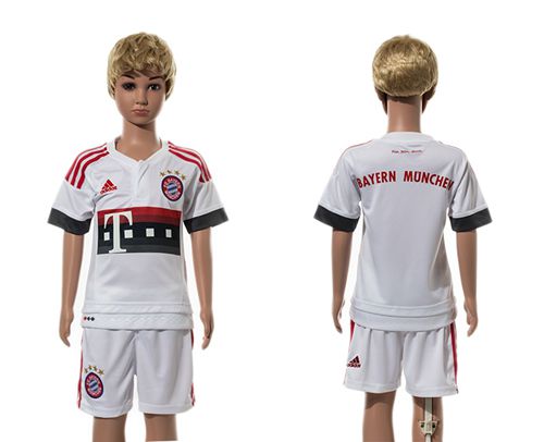 Bayern Munchen Blank Away Kid Soccer Club Jersey
