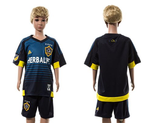 Los Angeles Galaxy Blank Away Kid Soccer Club Jersey