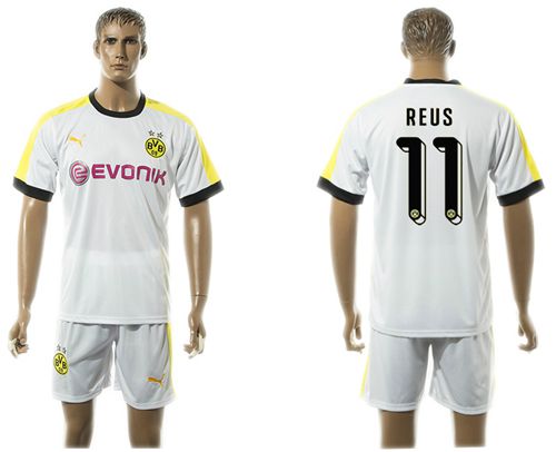 Dortmund #11 Reus White Soccer Club Jersey