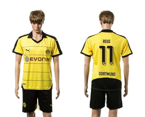 Dortmund #11 Reus Yellow Soccer Club Jersey