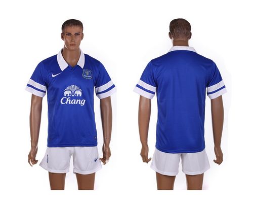 Everton Blank Blue Soccer Club Jersey