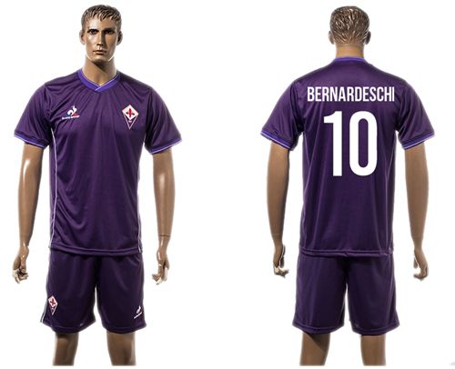 Florence #10 Bernardeschi Home Soccer Club Jersey
