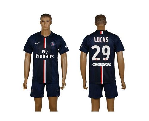 Paris Saint Germain #29 Lucas Home Soccer Club Jersey