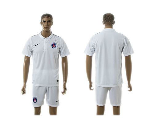 Paris Saint Germain Blank White Training Soccer Club Jersey