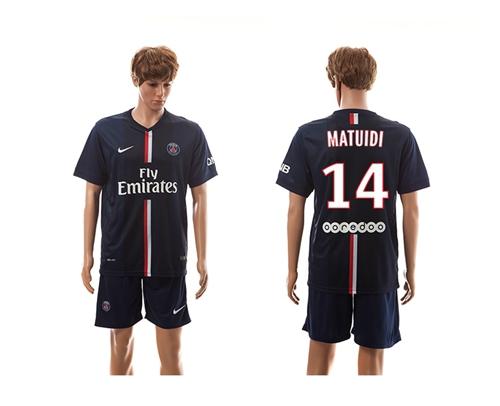 Paris Saint Germain #14 Matuidi Home Soccer Club Jersey