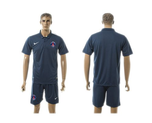 Paris Saint Germain Blank Blue Training Soccer Club Jersey
