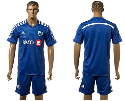 Montreal Impact Blank Blue Home Soccer Club Jersey