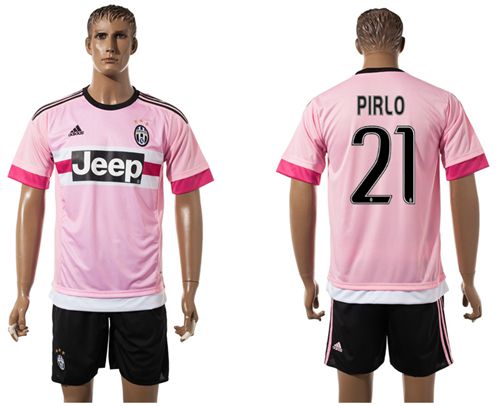 Juventus #21 Pirlo Pink Soccer Club Jersey