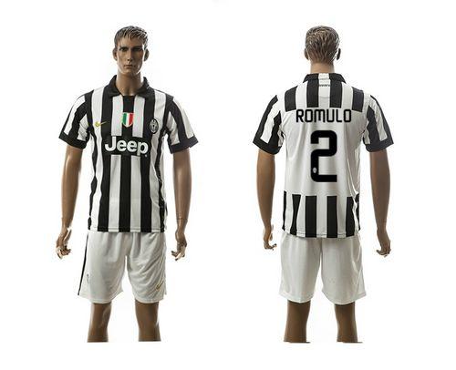 Juventus #2 Romulo Home Soccer Club Jersey