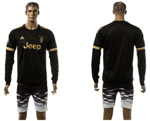 Juventus Blank SEC Away Long Sleeves Soccer Club Jersey