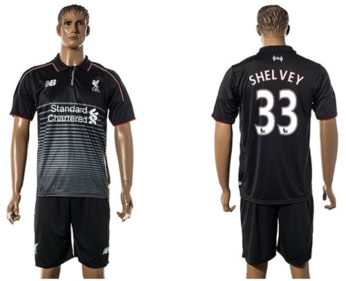 Liverpool #33 Shelvey Sec Away Soccer Club Jersey