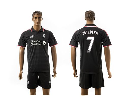 Liverpool #7 Milner Away Soccer Club Jersey