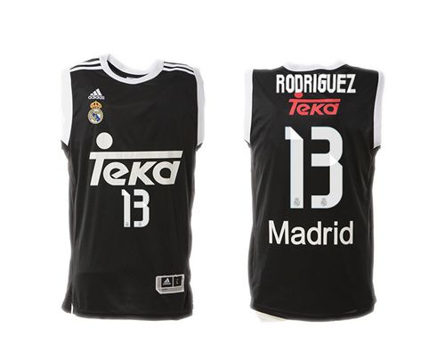 Real Madrid #13 Rodriguez Away Basketball Jersey