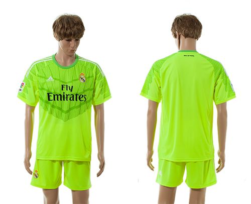 Real Madrid Blank SHINY GREEN Soccer Club Jersey