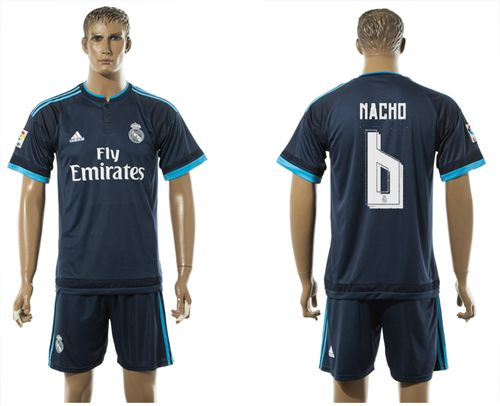 Real Madrid #6 Nacho Sec Away Soccer Club Jersey