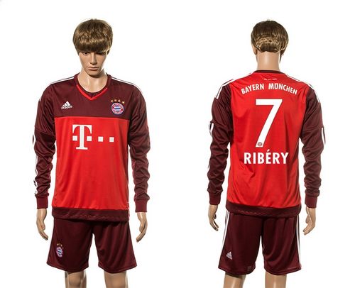 Bayern Munchen #7 Ribery Goalkeeper Long Sleeves Soccer Club Jersey